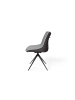 byLiving 2er-Set: Esszimmerstuhl PHOENIX in Hellgrau/Schwarz - (B)50 x (H)88 x (T)62 cm