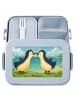 Mr. & Mrs. Panda MEPAL Bentobox Pinguine Kuss Design ohne Spruch in Blau Pastell