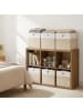 SONGMICS 6er-Set: Aufbewahrungsbox Tina in Weiß-Beige - (B)26 x (H)28 x (T)26 cm