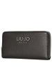 Liu Jo Caliwen XL Zip Around - Geldbörse 12cc 19 cm (anthrazit met.) in anthrazit met.