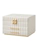 SONGMICS HOME Schmuckkasten Anah in Weiß - (B)24 x (H)15.8 x (T)21.5 cm