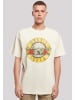 F4NT4STIC Heavy Oversize T-Shirt Guns 'n' Roses Vintage Logo Black in sand