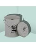 relaxdays Komposteimer in Grau - 5,5 Liter