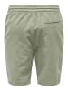 Only&Sons Leichte Stoff Shorts Bermuda Hose ONSLINUS in Grün