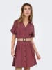 ONLY Hemdblusenkleid in Ruby Wine