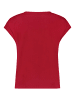 Zero  Kurzarm-Shirt mit V-Ausschnitt in Candy Red