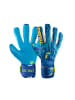 Reusch Torwarthandschuhe Attrakt Freegel Aqua Windproof in 4433 true blue / gold / aqua b