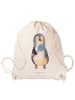 Mr. & Mrs. Panda Sportbeutel Pinguin Lolli ohne Spruch in Creme