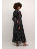 Cream Kleid CRYuna A-shape in Black Ditsy Flower