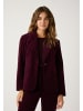 More & More eleganter Samtblazer in ruby orchid
