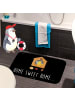 Mr. & Mrs. Panda Badteppich Vogelhaus Home mit Spruch in Schwarz