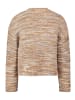 BETTY & CO Strickpullover mit Struktur in Camel/Light Blue