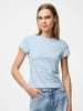 Pieces Oberteil mit angeschnittenen Ärmeln in Cashmere Blue