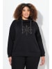 Ulla Popken Sweatshirt in schwarz