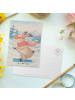 Mr. & Mrs. Panda Postkarte Hase Skifahren Design ohne Spruch in Weiß