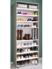 VCM  XXL Holz Großer Schuhschrank Schuhregal Lona 9 in Grau