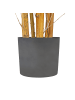 Beliani Kunstpflanze BAMBOO in Grün/Braun - (W) 85 x (H) 220 x (L) 85 cm