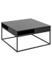 ebuy24 Couchtisch Willford Schwarz 80 x 80 cm