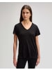 Lee T-Shirt V Neck in Black