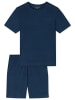 Schiesser Schlafanzug Modern Bonded in Admiral