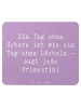 Mr. & Mrs. Panda Mouse Pad Spruch Friseurin Schere mit Spruch in Lavendeltraum