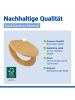 Wenko WC Sitz Mod. Bambus, WC-Sitz Mod. Bambus Dunkel, WC-Sitz Bambus Dunkel in natur