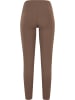 Urban Classics Leggings in mocca brown