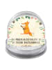 Mr. & Mrs. Panda Schneekugel Fuchs Gitarre mit Spruch in Naturpapier