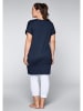 sheego Shirtkleid in marine