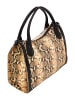 faina Women Handbag in Schlange Braun