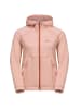 Jack Wolfskin Fleece-Kapuzenjacke FERNWEH HOODED JKT W in Rose