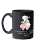 Mr. & Mrs. Panda Tasse ViolonZeichenllo Gespräche mit Spruch in Schwarz