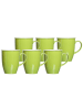 Ritzenhoff & Breker 6er Set Kaffeebecher Doppio in – 320 ml in Grün
