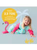 Schlummersack Bio Schlafsack mit Füßen und umklappbaren Bündchen 2.5 TOG in Pink
