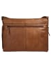 SPIKES & SPARROW Messenger echt Leder in cognac