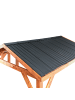 Beliani Pavillon SECCHIA in Braun/Grau - (W) 296 x (H) 256 x (L) 350 cm