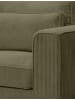 Inn.Furn Sofa khaki Cord 2,5-Sitzer 200 cm, Couch mit Wellenfederung