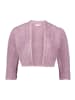 Vera Mont Strickbolero mit Struktur in Powder Lilac