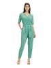 Betty Barclay Jumpsuit mit Eingrifftaschen in Green/Blue