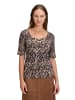 Betty Barclay Trägertop mit Rippenstruktur in Dark Blue/Brown