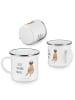 Mr. & Mrs. Panda Becher Faultier Kaffee mit Spruch in Weiß