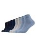 s.Oliver Socken 8er Pack in Blau/Grau