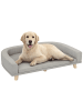 Pawhut Hundesofa Grau 98L x 67B x 25H cm