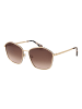 Liu Jo Frauen Sonnenbrille Geometrisch Gold