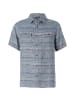 sherpa Kurzarmshirt Tharu Journey in Rauchblau