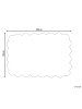 Beliani Kinderteppich SAREKI in Beige - (W) 140 x (L) 200 cm