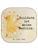 Mr. & Mrs. Panda Coaster Fuchs Bouldern Design mit Spruch in Weiß