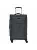 D&N Travel Line 9204 - 4-Rollen-Trolley M 66 cm erw. (grau) in grau