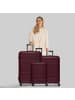 Redolz Essentials 11 4 Rollen Kofferset 3-teilig mit Dehnfalte in burgundy