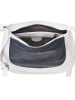 VLD VOi Leather Design Boston Umhängetasche Leder 28 cm blau-weiss